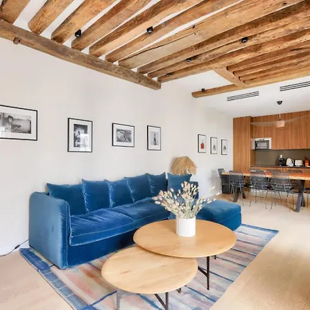 Grande Terrasse, Climatisation, 3 Chambres, Marais Apartment